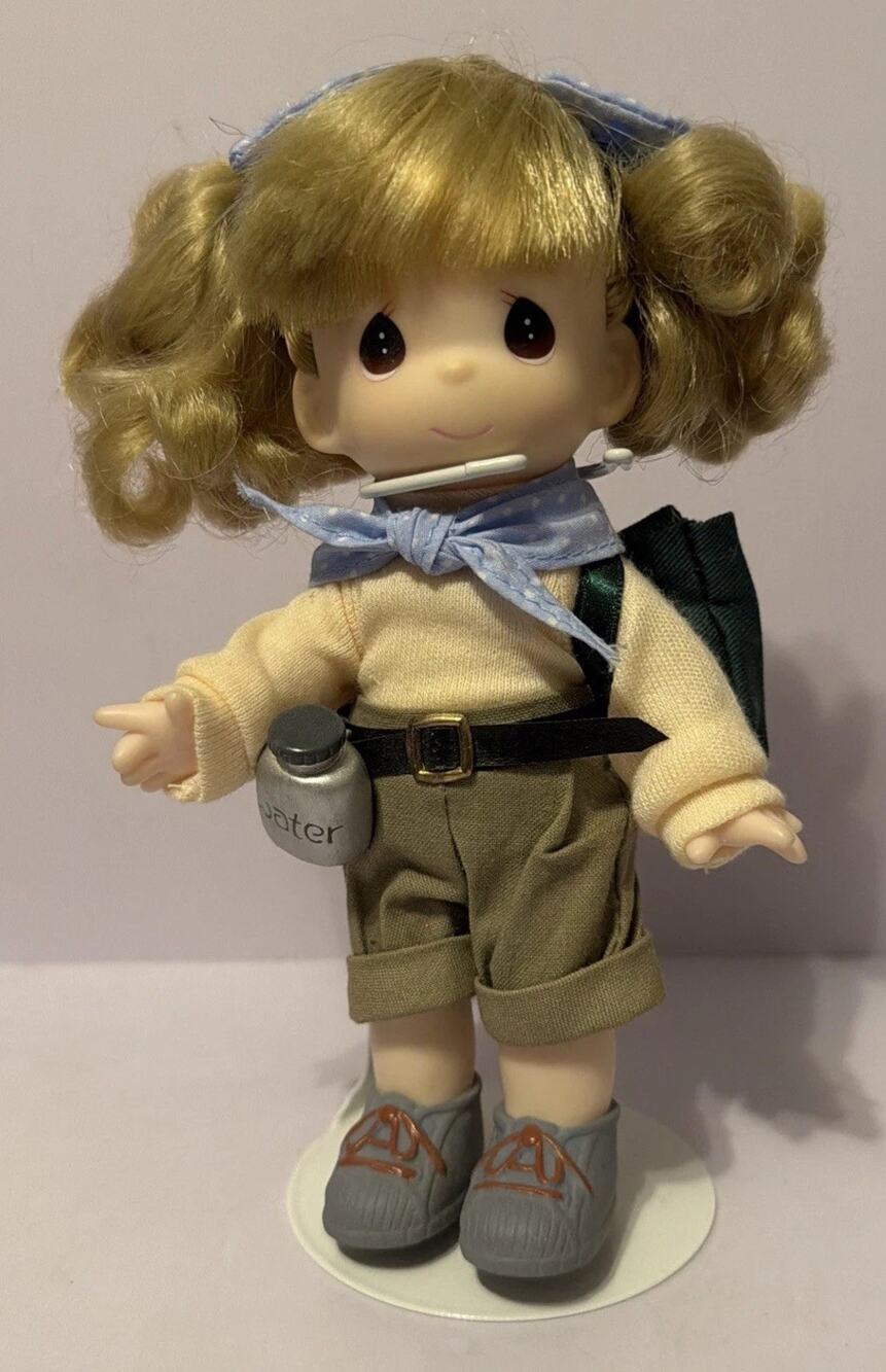 PRECIOUS MOMENTS DOLL - Friends Across America - mountain Doll With A Stand